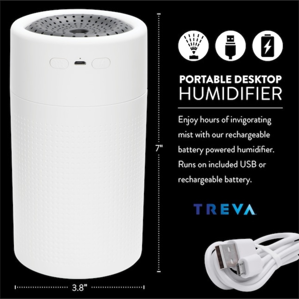 Treva Rechargeable Humidifier With Lights 🔵🔴🟠🟡🟢🟣 - Picture 3 of 7